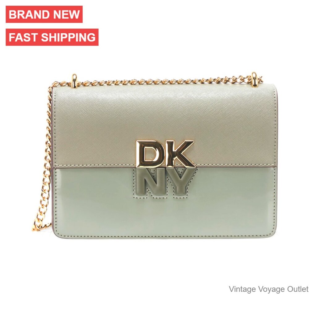 Leather Crossbody Bag With Adjustable Strap, Flap Closure, Two Compartments